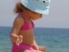 Kind am Strand