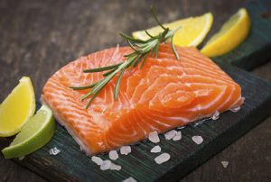 Frischer Lachs